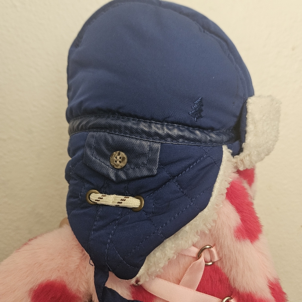 2/$10 Mayoral Baby Blue Winter Hat with Ear Flaps